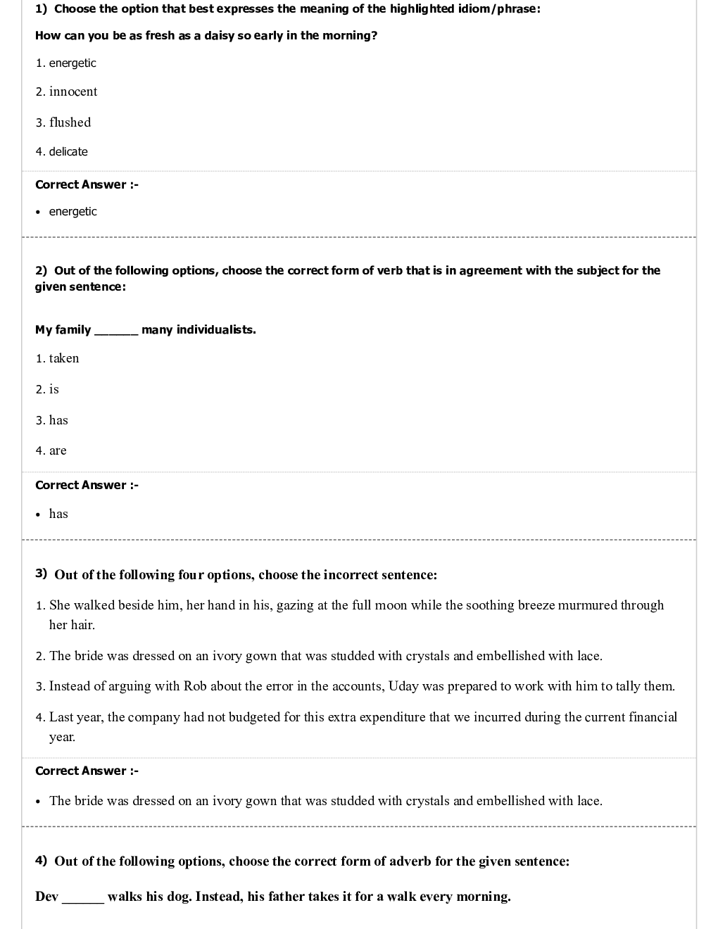 CTET MCQs Chemistry - Page 5