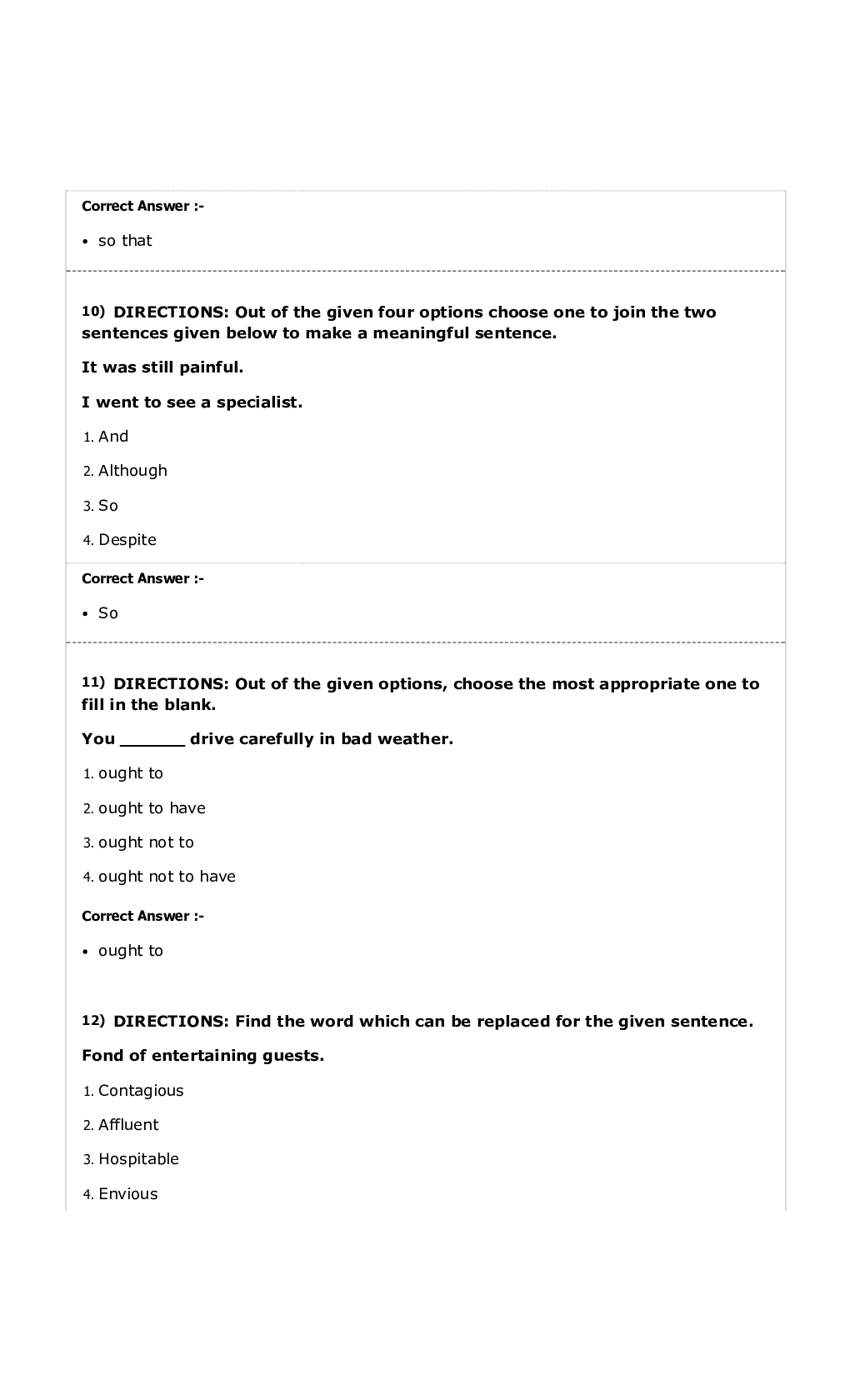 MP Forest Guard English MCQs-3 - Page 4