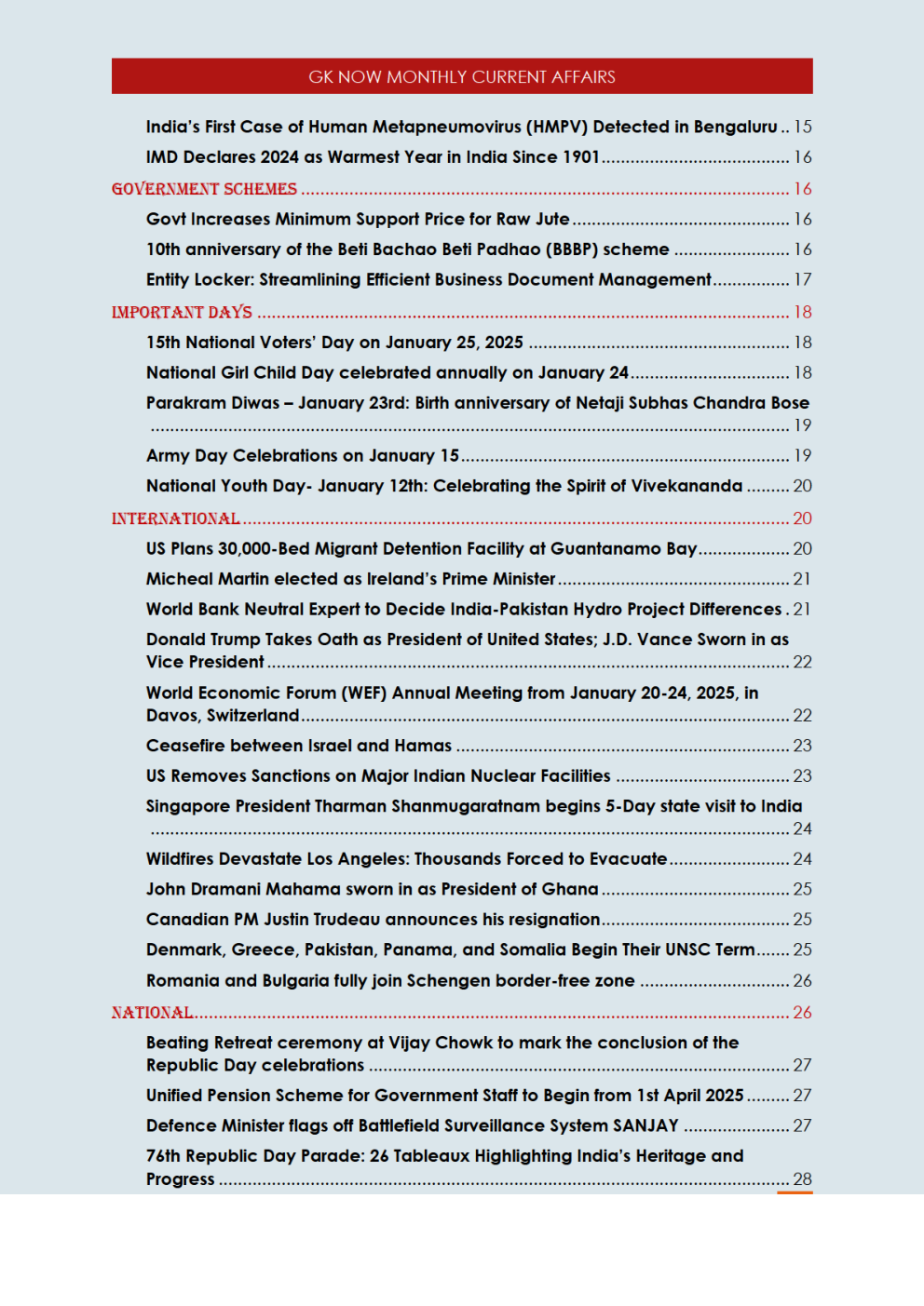 Current Affairs Gk February  2025 - Page 2