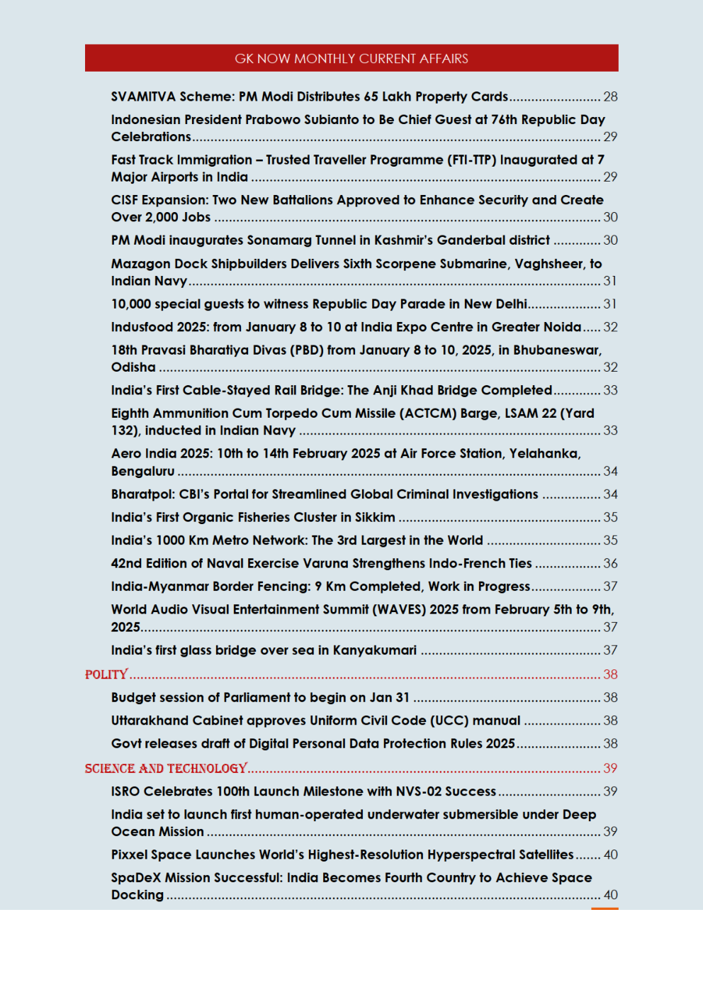 Current Affairs Gk February  2025 - Page 3