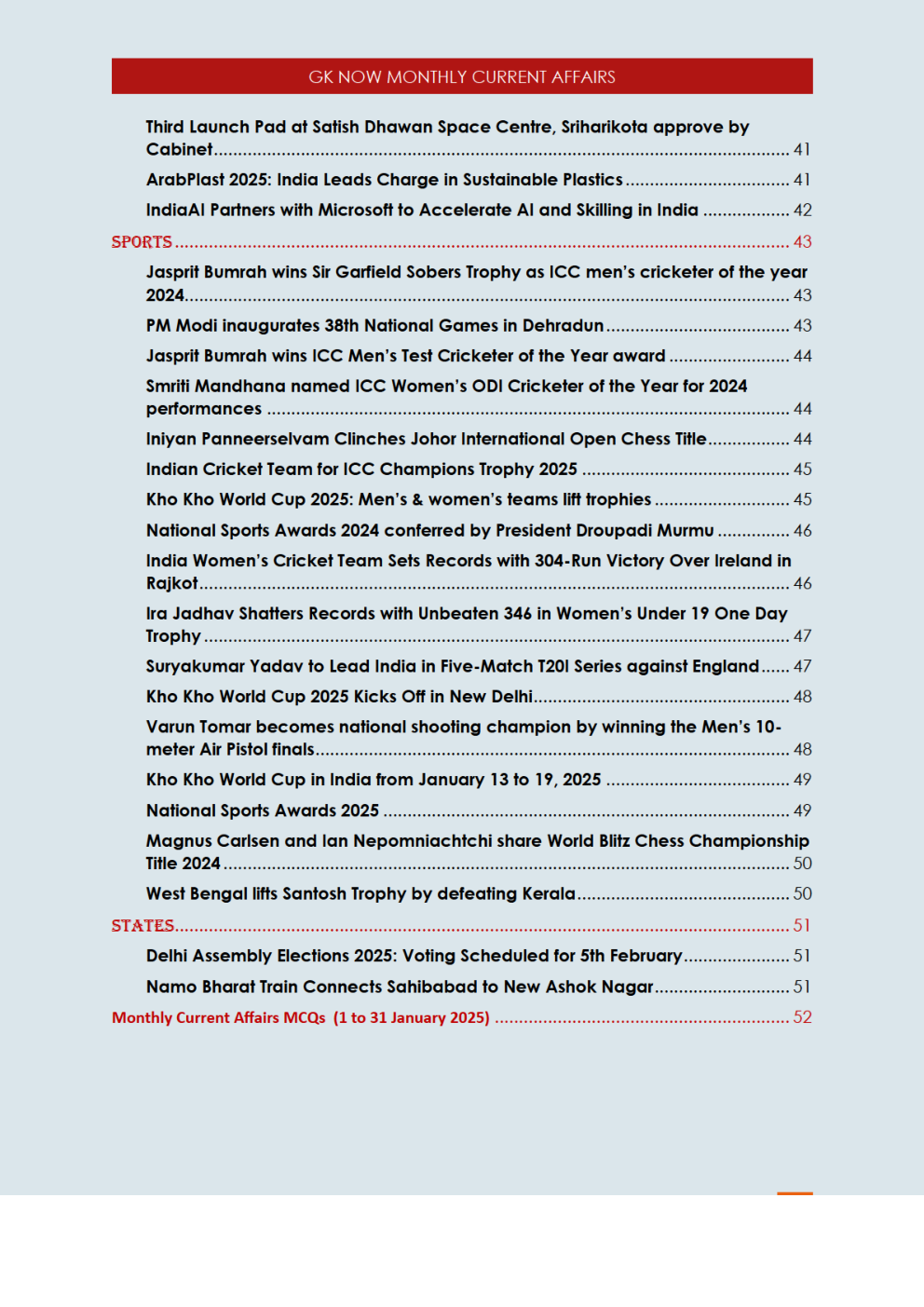 Current Affairs Gk February  2025 - Page 4