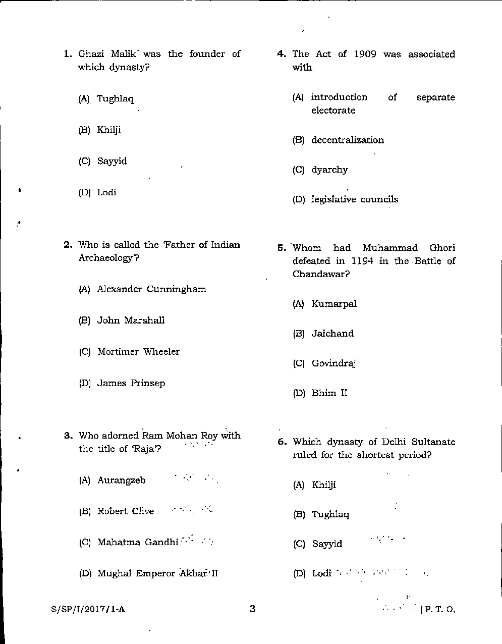 MPSC Pre 2017 Paper-1 - Page 3