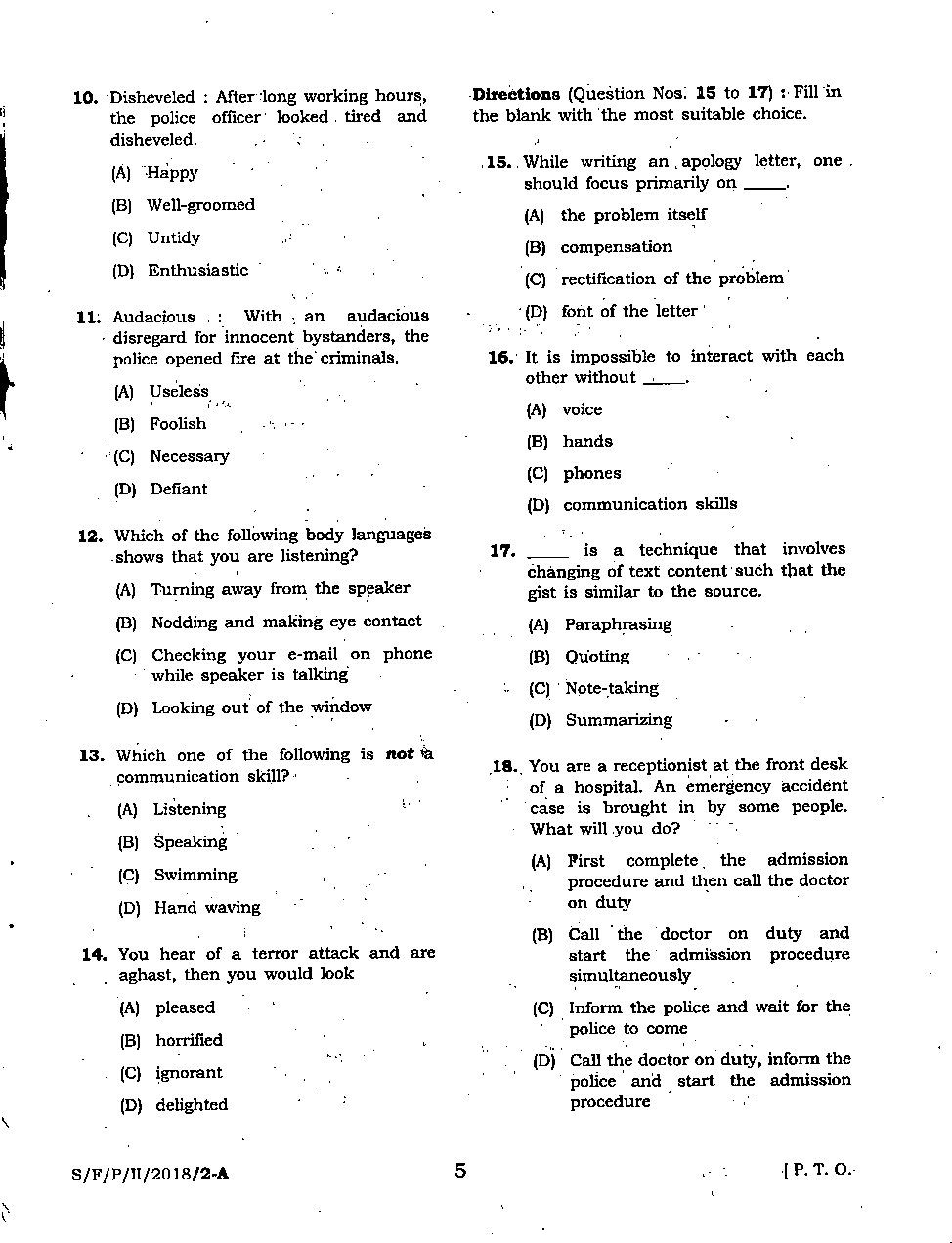 MPSC Pre 2018 Paper-2 - Page 5