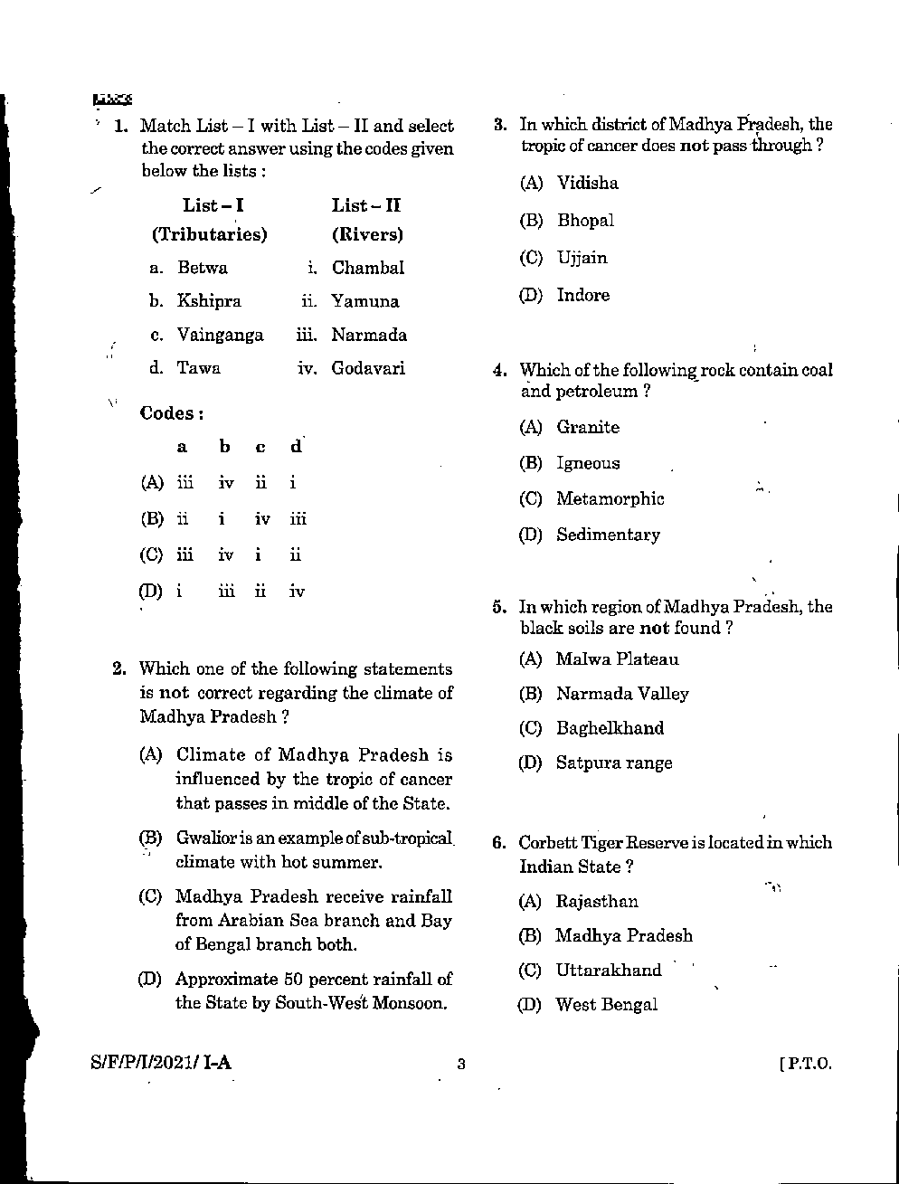 MPSC Pre 2020 Paper-2 - Page 3