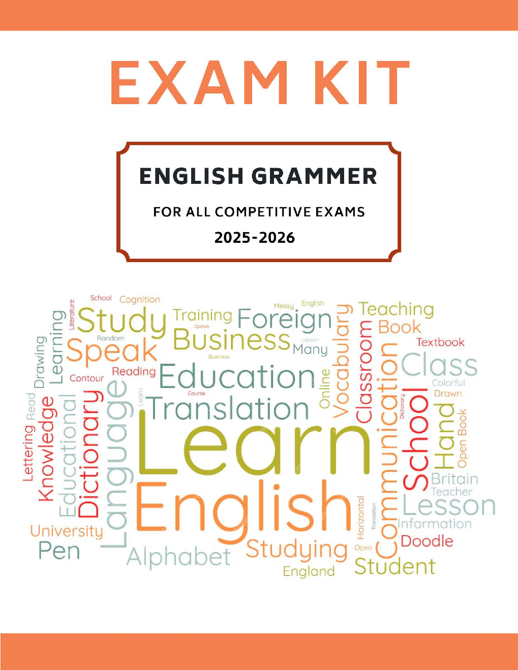 English Grammer Exam kit For All Competitive Exams - Page 1