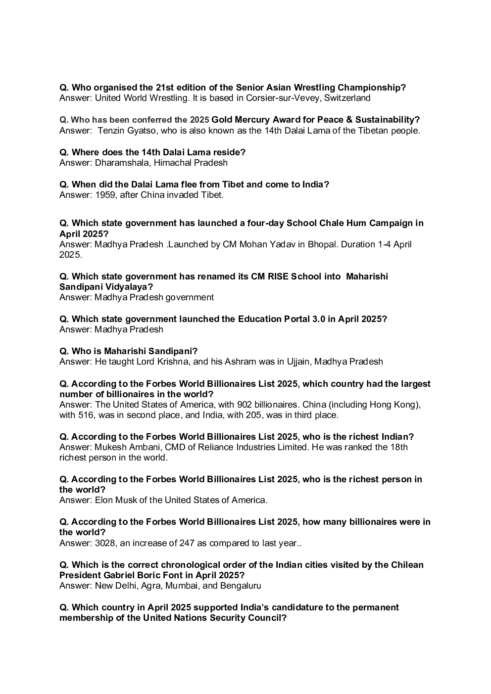 MP CURRENT AFFAIRS APR 2025 - Page 3