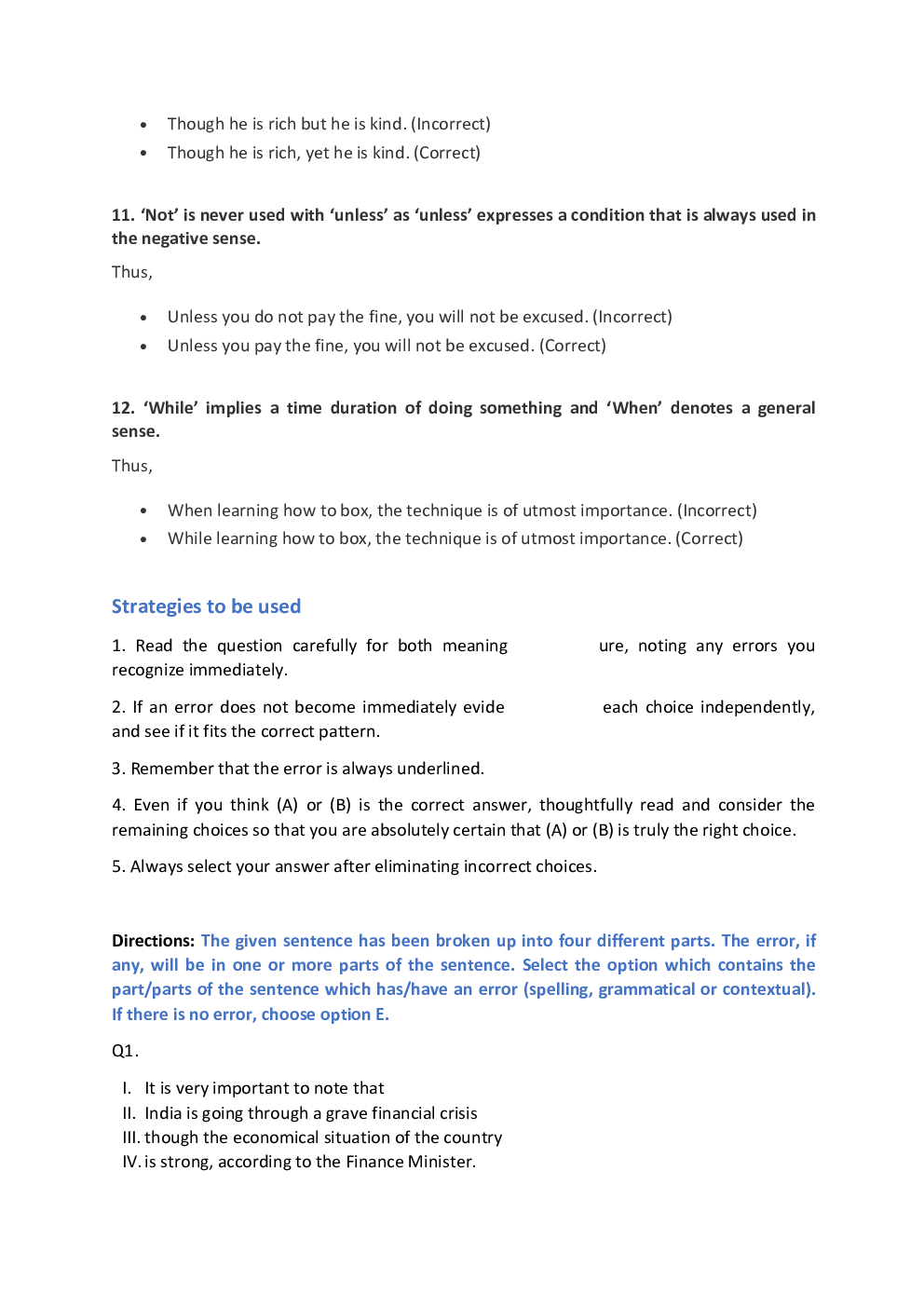 IBPS PO English Complete Notes And Practice Guide - Page 4