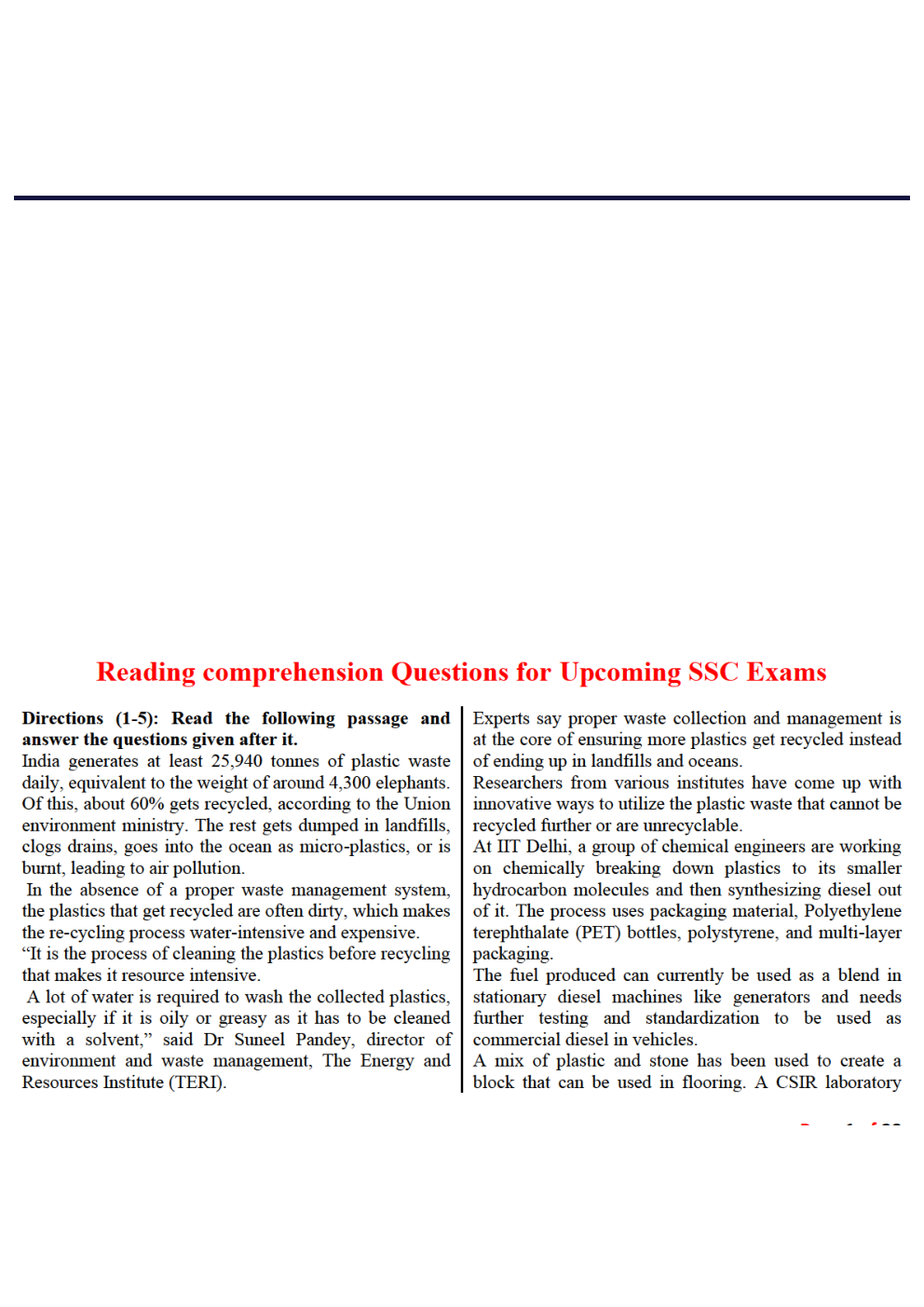 IBPS PO Reading Comprehension Complete Notes And Tricks - Page 5