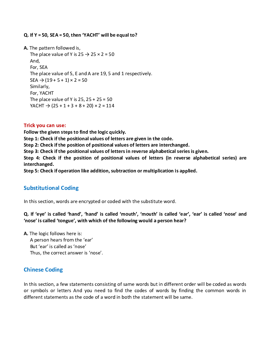 IBPS PO Reasoning Ability Complete Notes And Tricks - Page 4