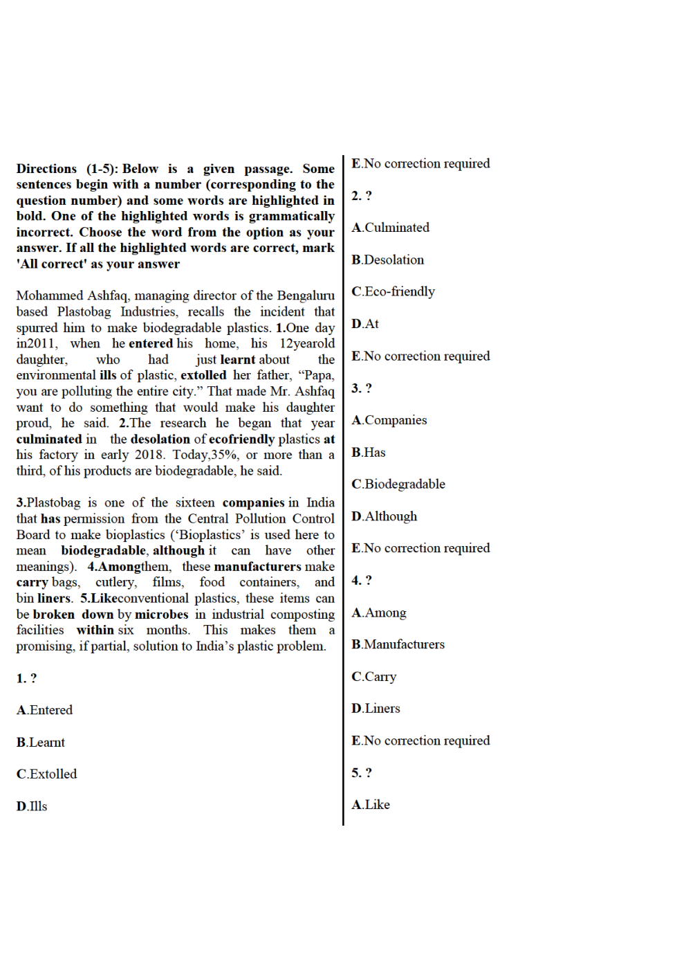 IBPS PO Sentence Improvement Complete Notes And Tricks - Page 2