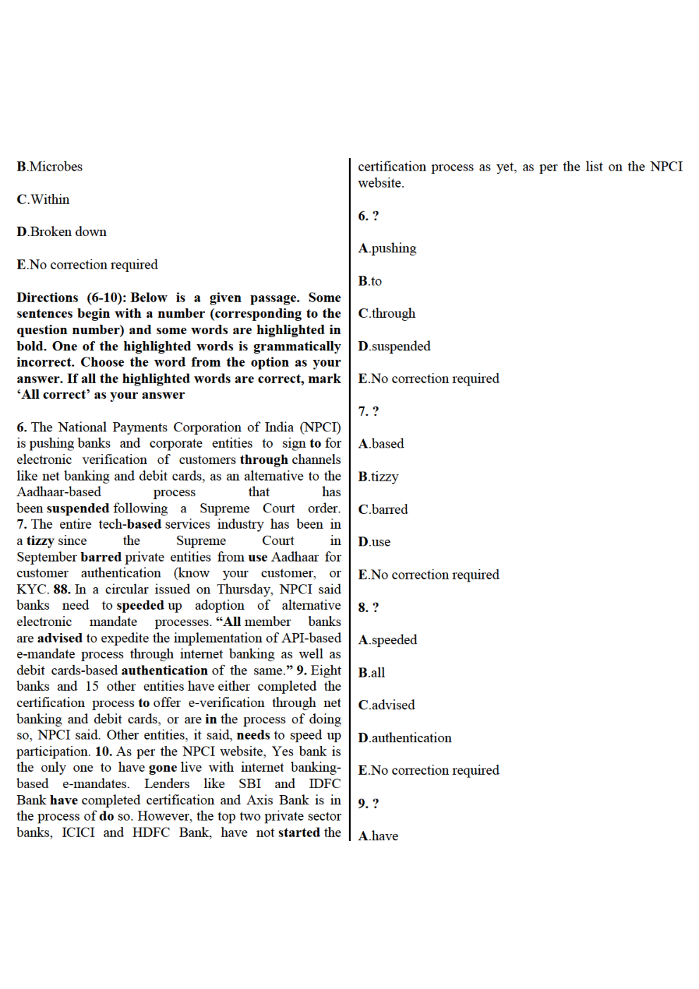 IBPS PO Sentence Improvement Complete Notes And Tricks - Page 3