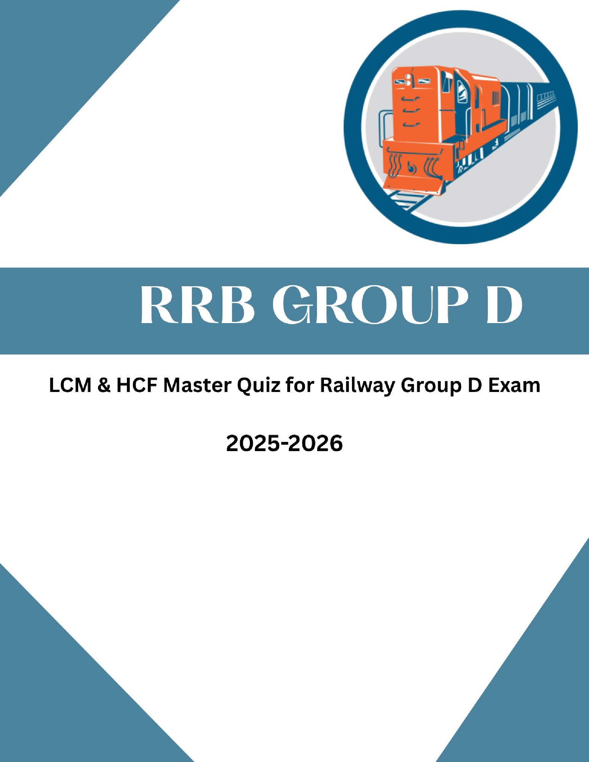 LCM And HCF Master Quiz For Railway Group D Exam - Page 1