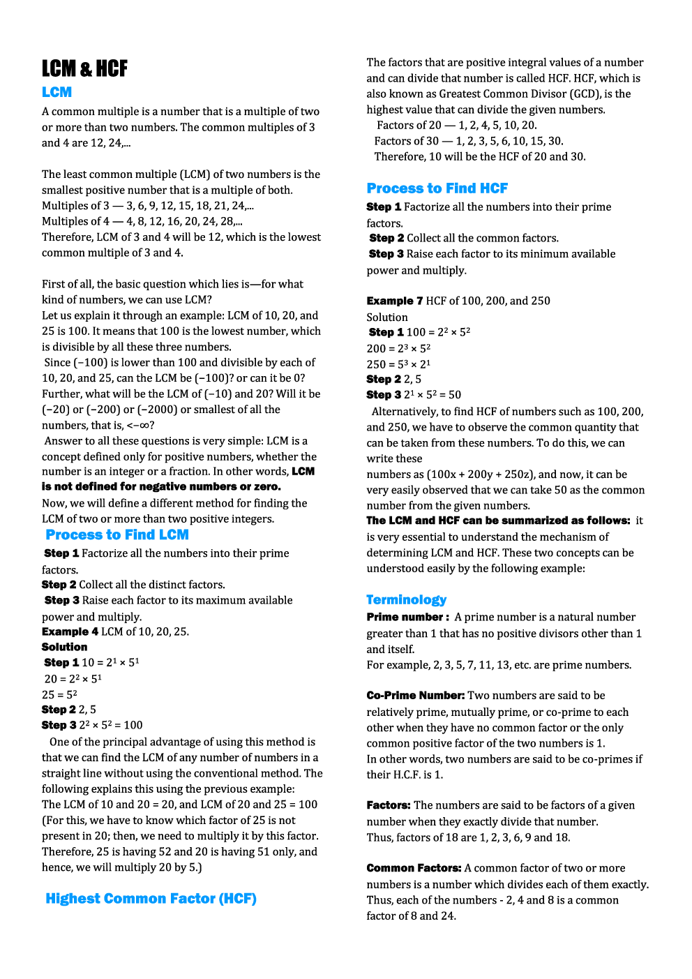 LCM And HCF Master Quiz For Railway Group D Exam - Page 2