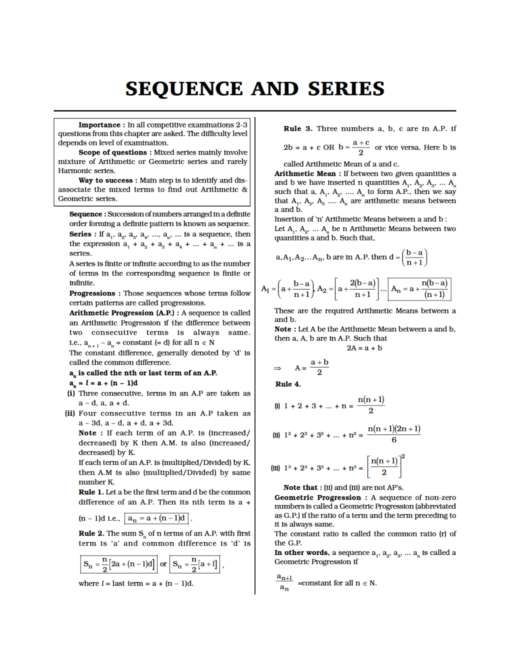 Sequence And Series Simplified Practice Set For Railway Group D Exam - Page 2