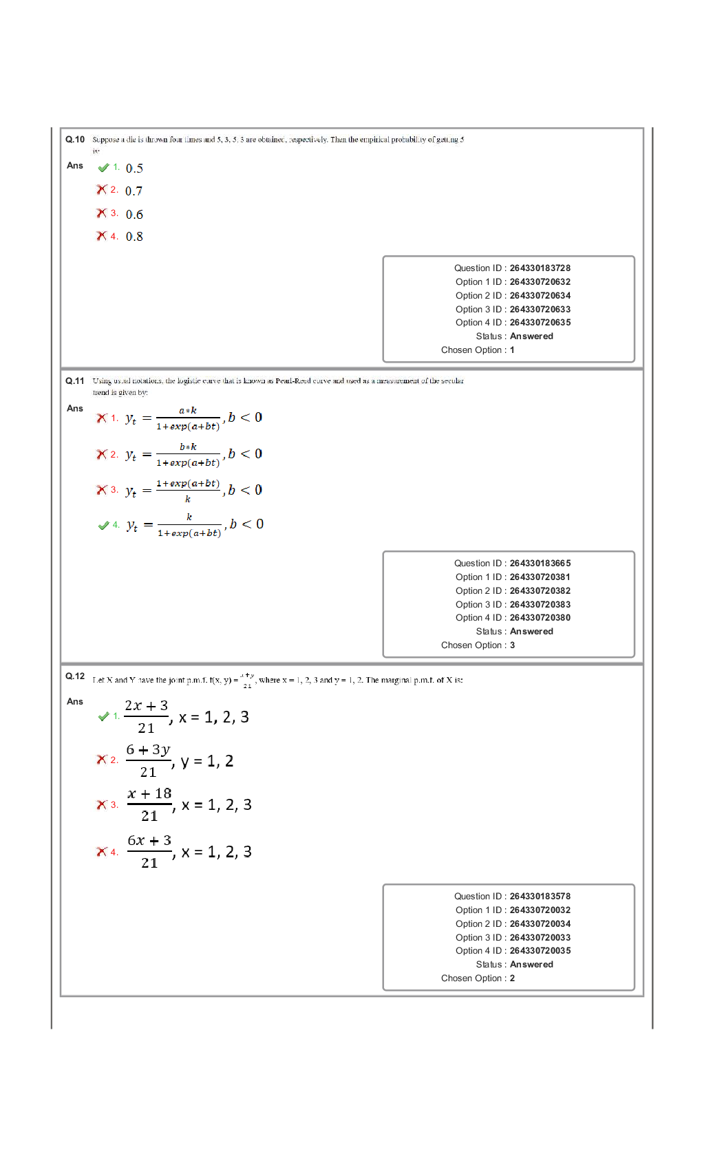 SSC CGL Statistics Question Paper with Answer Key 2023. - Page 5