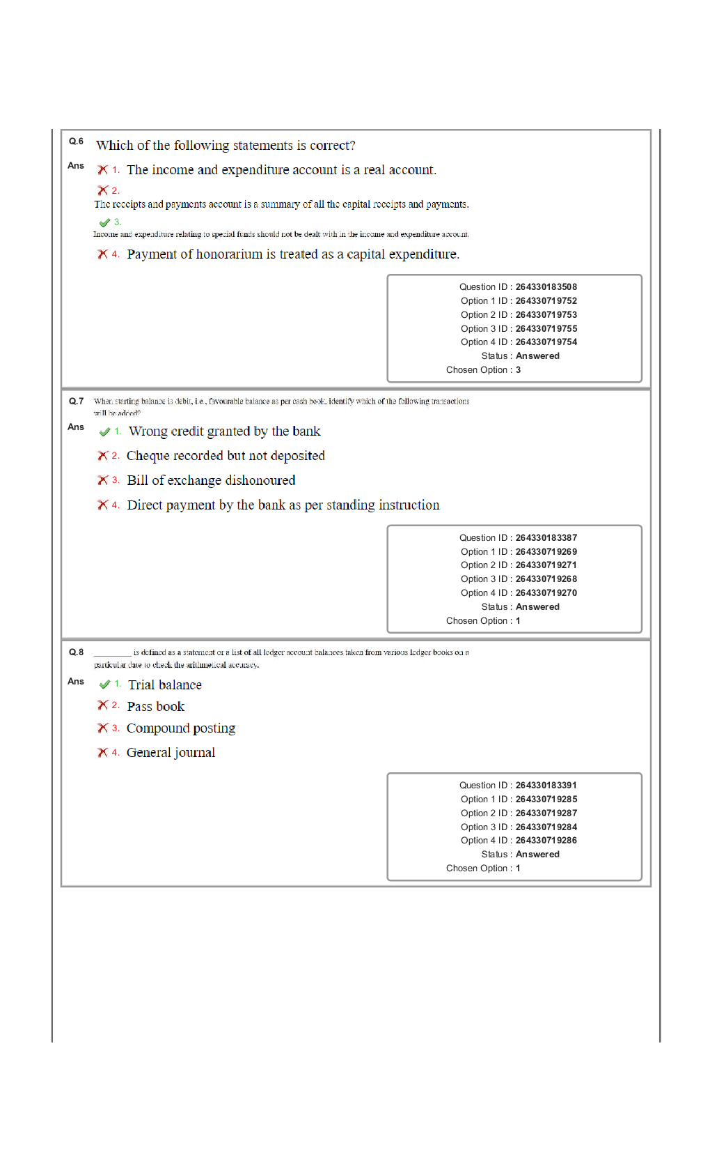 SSC CGL Finance and Accounts Question Paper with Answer Key 2023. - Page 4