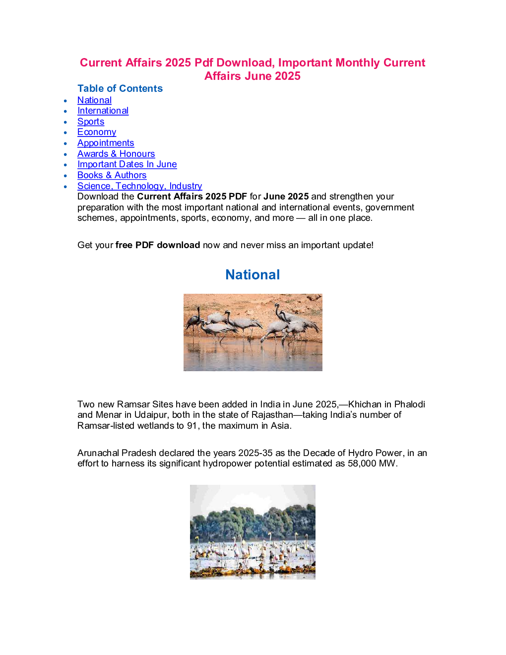 Current Affairs in English June 2025 - Page 2