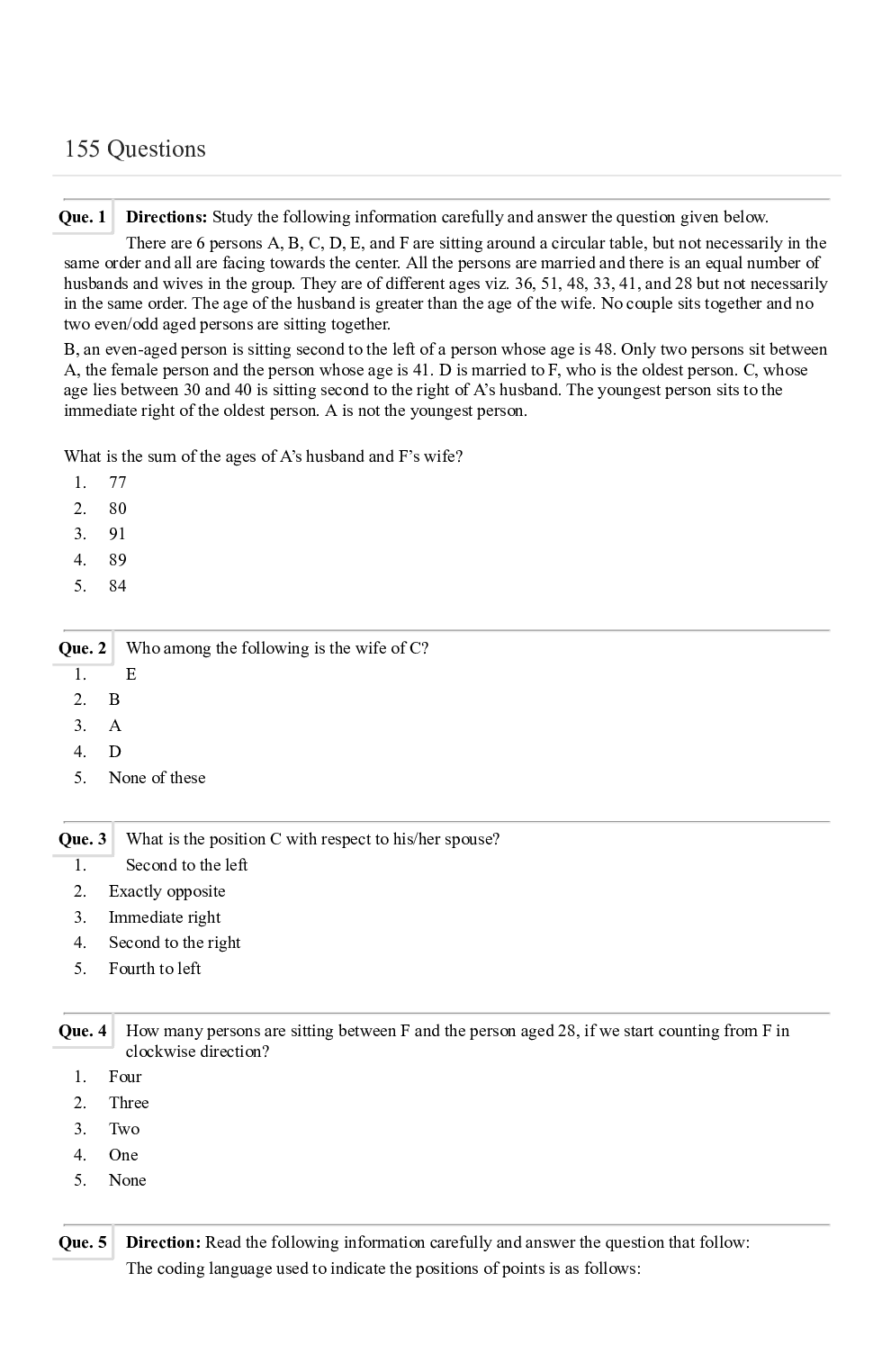 Question Paper with Answer for SBI PO 2021 Set-1 - Page 2