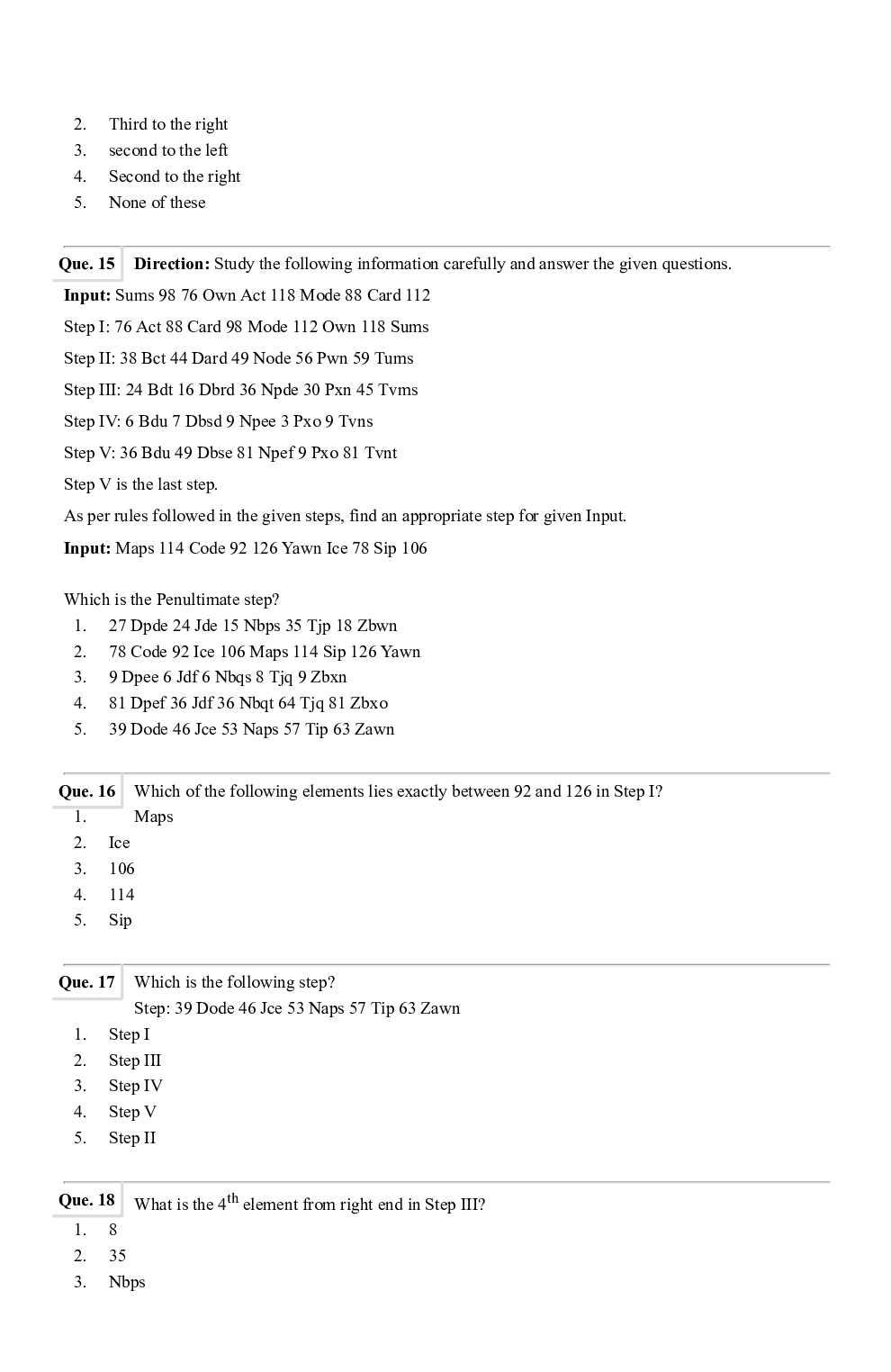 Question Paper with Answer for SBI PO 2021 Set-1 - Page 4