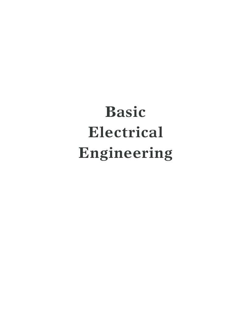 Basic Electrical Engineering  - Page 2