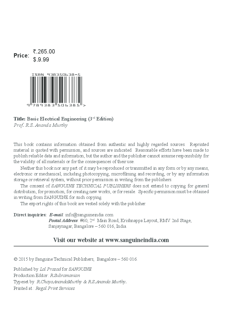 Basic Electrical Engineering  - Page 4