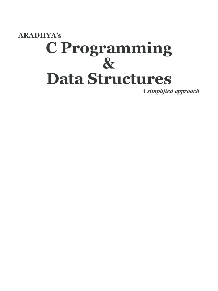 C Programming & Data Structures - Page 2