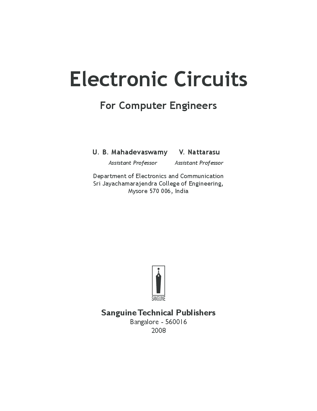 Electronic Circuits For Computer Engineers - Page 3