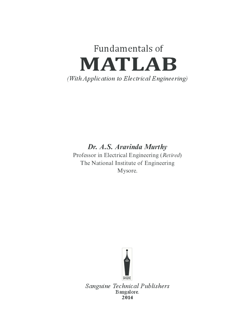 Fundamentals Of MATLAB - Page 3