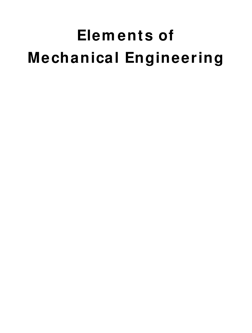 Elements Of Mechanical Engineering - Page 2