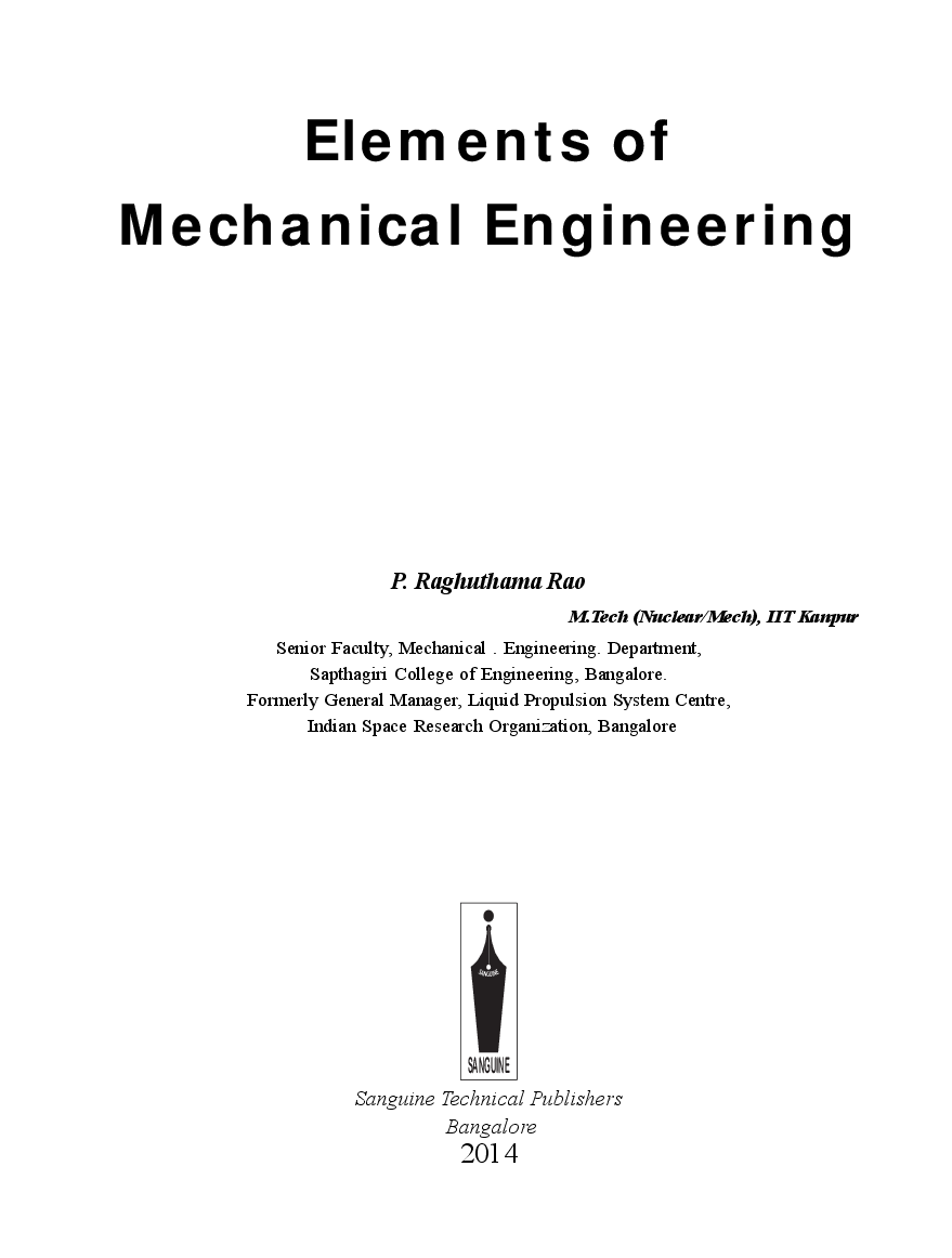 Elements Of Mechanical Engineering - Page 3