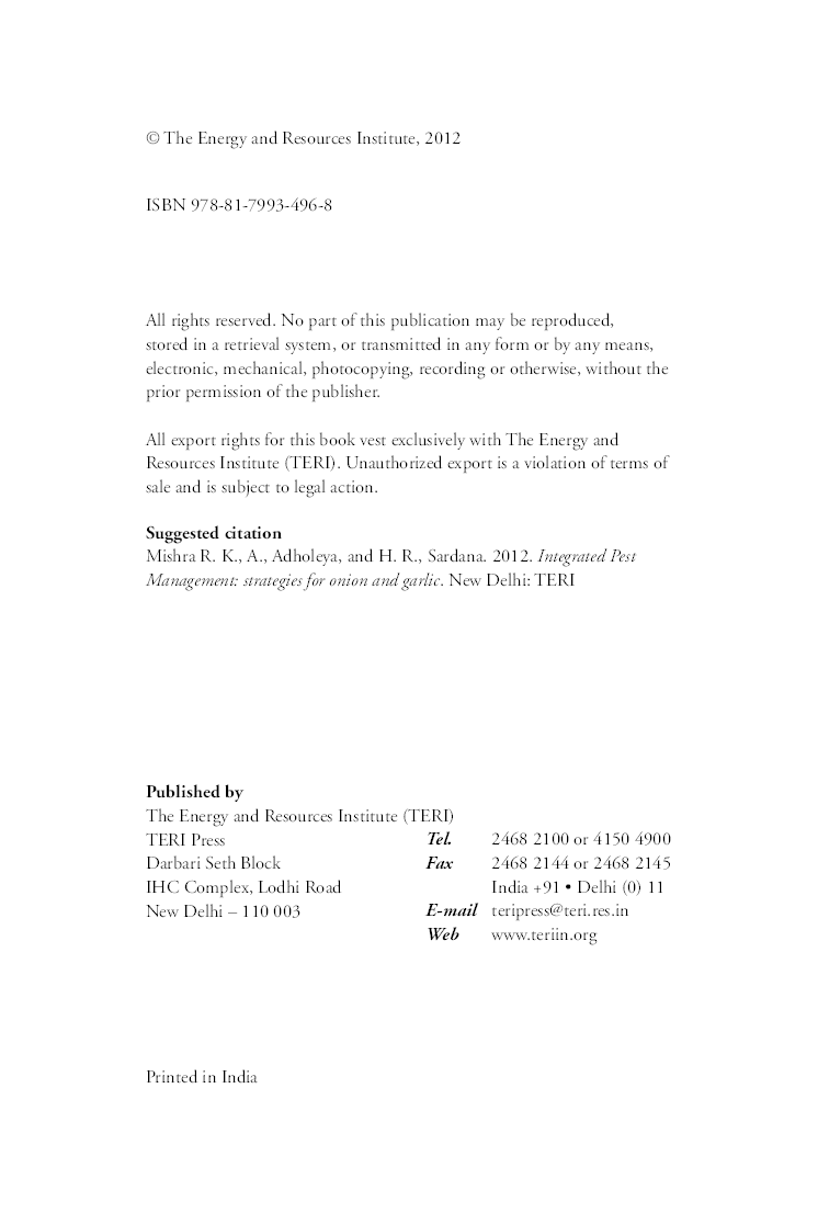 Integrated Pest Management: Strategies For Onion And Garlic - Page 5