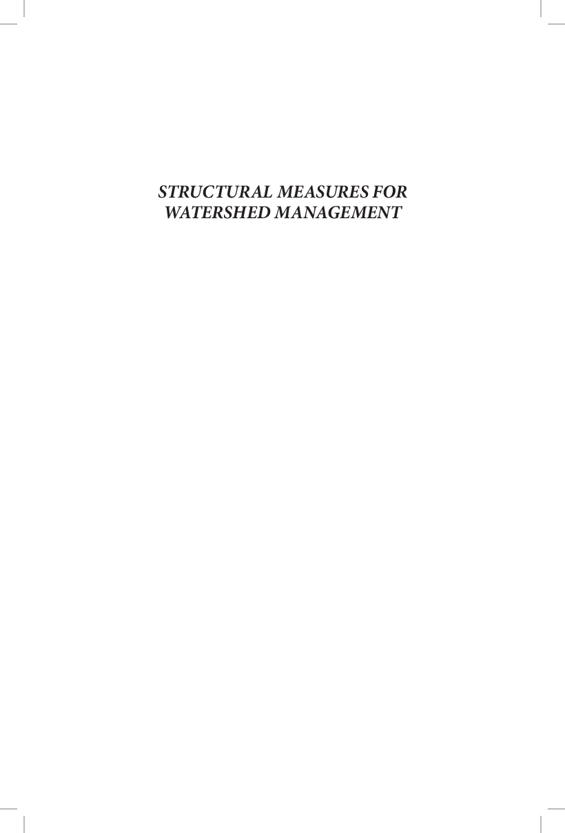 Structural Measures For Watershed Management - Page 2