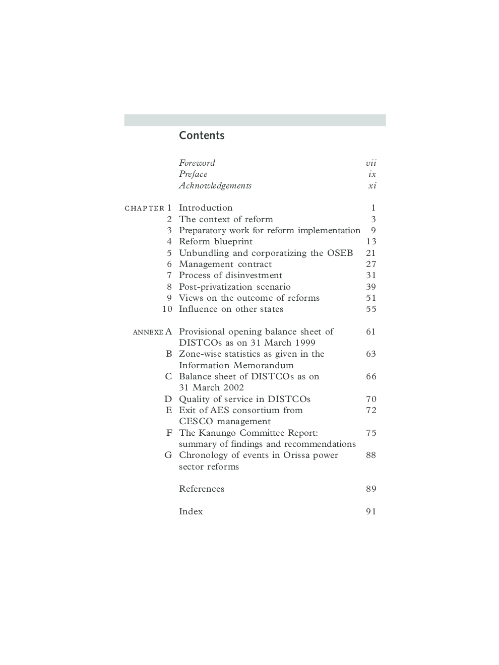 Privatization Of Electricity Distribution : The Orissa Experience - Page 5