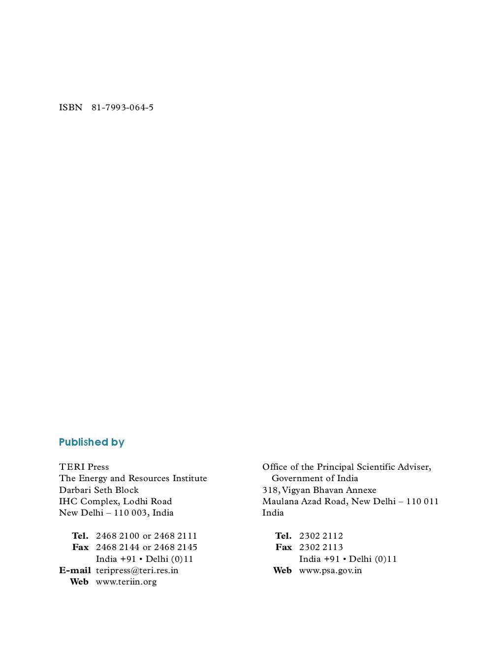 National Energy Map For India Technology Vision 2030 : Summary For Policy-Makers - Page 3