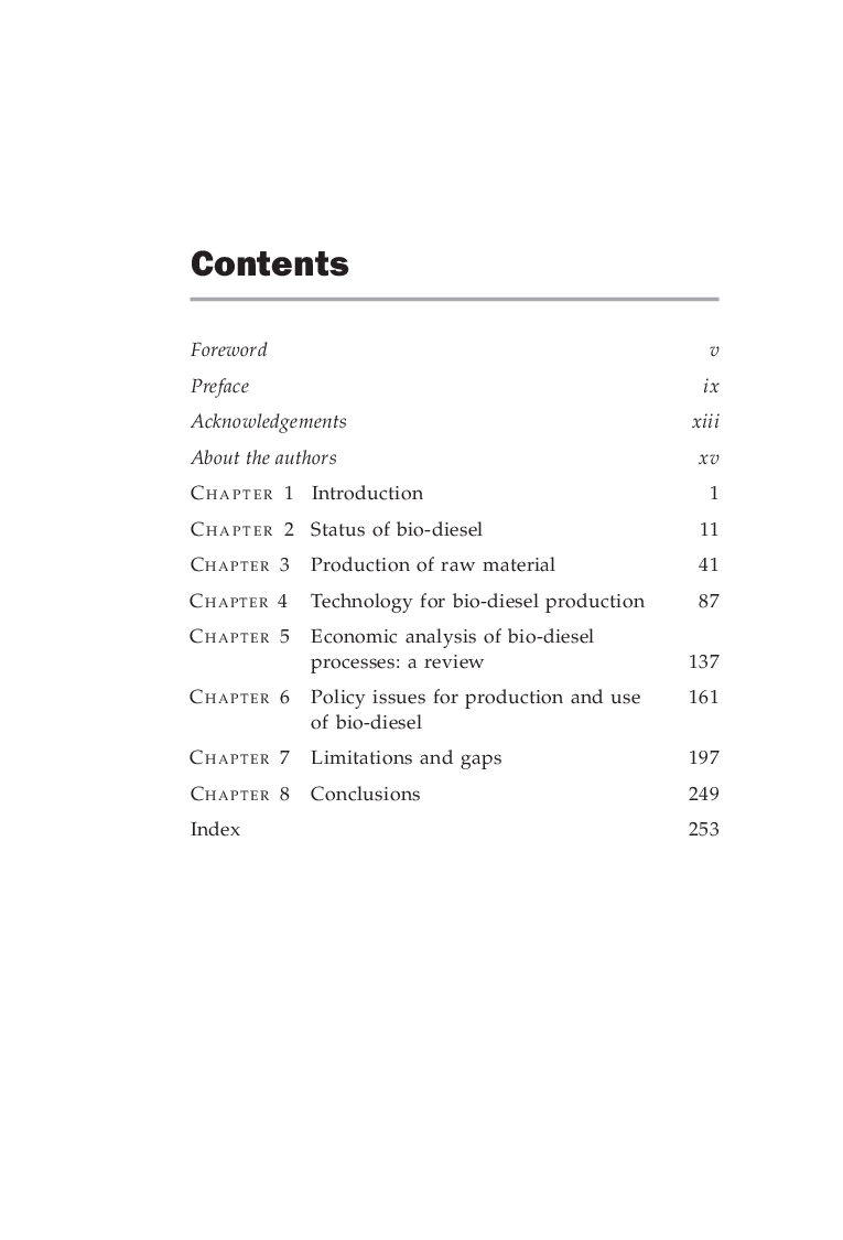 Production and Technology of Bio-diesel : Seeding A Change - Page 5