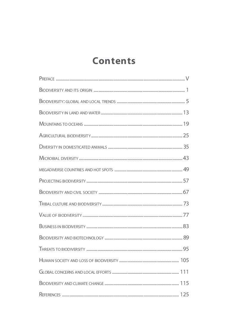 A Comprehensive Handbook on Biodiversity  - Page 5