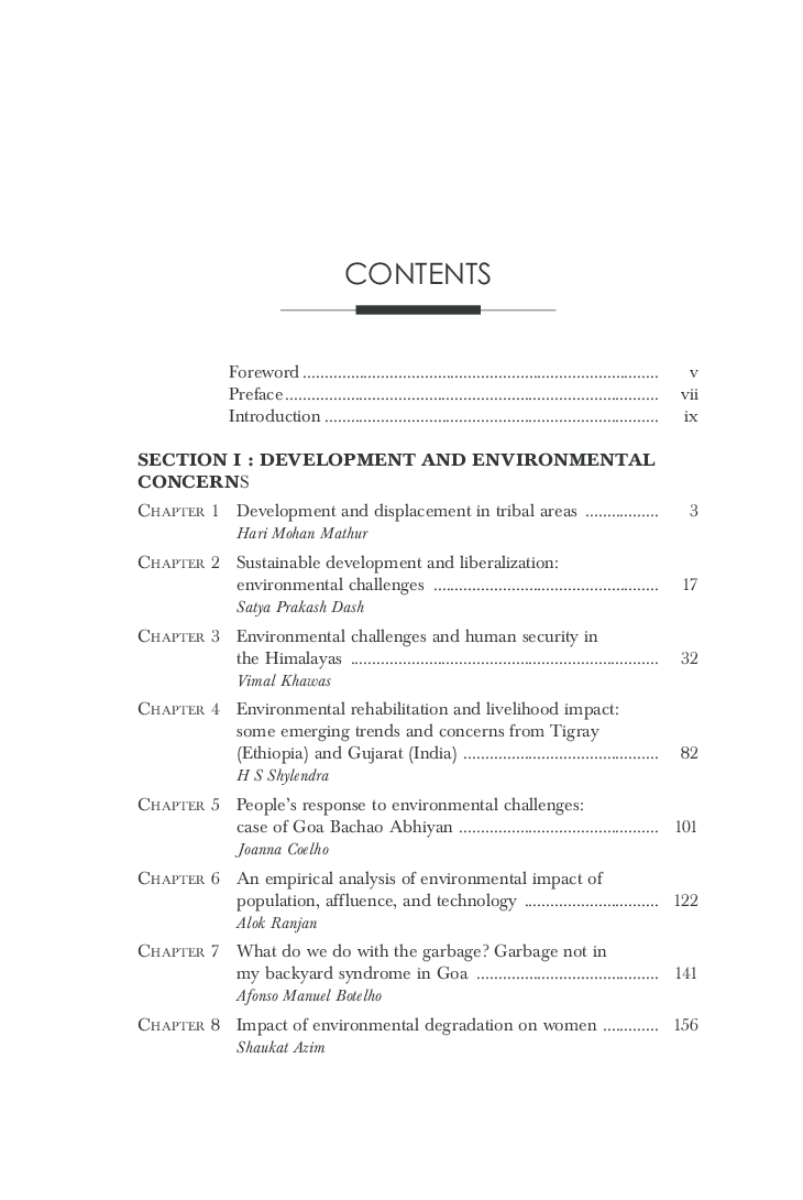 Environmental Concerns and Sustainable Development:  Some Perspectives From India - Page 4