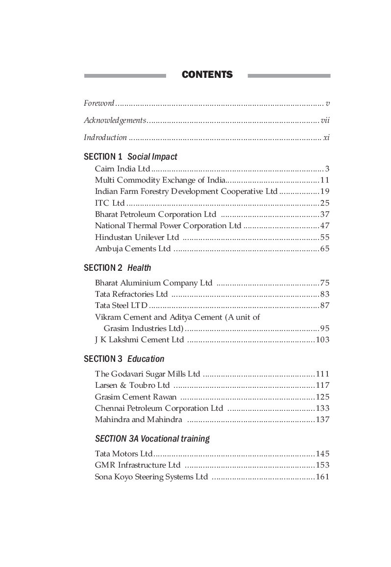 Corporate Social Responsibility: Replicable models on Sustainable Development (Citizens at Work-Volume 4) - Page 4