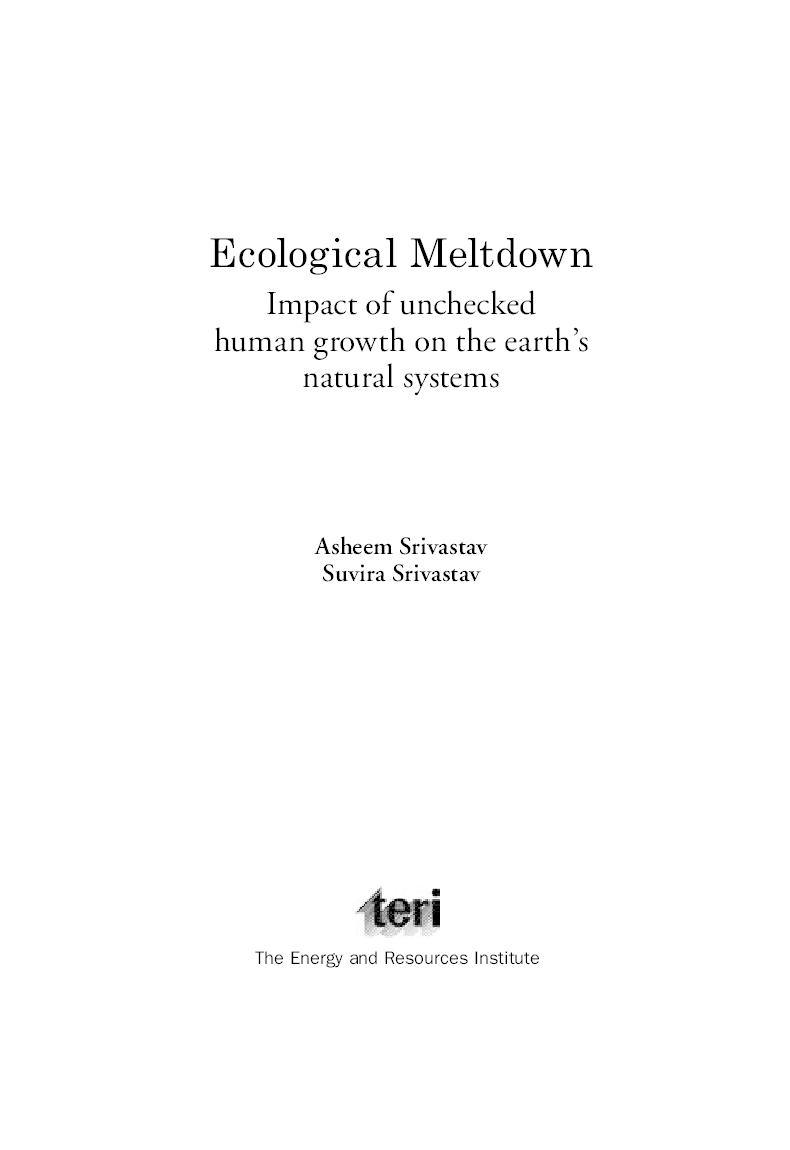 Ecological Meltdown : Impact of Unchecked Human Growth On The Earth’s Natural Systems - Page 2