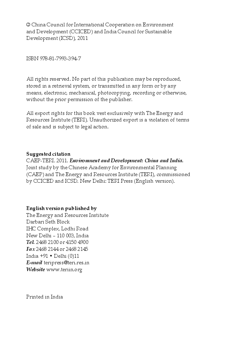 Environment and Development : China and India - Page 4