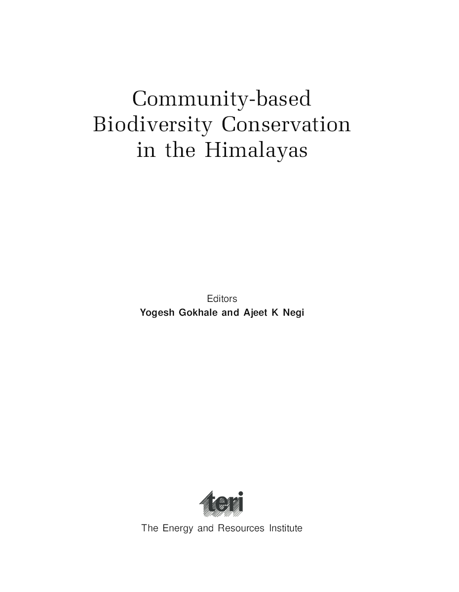 Community-based Biodiversity Conservation in the Himalayas  - Page 4