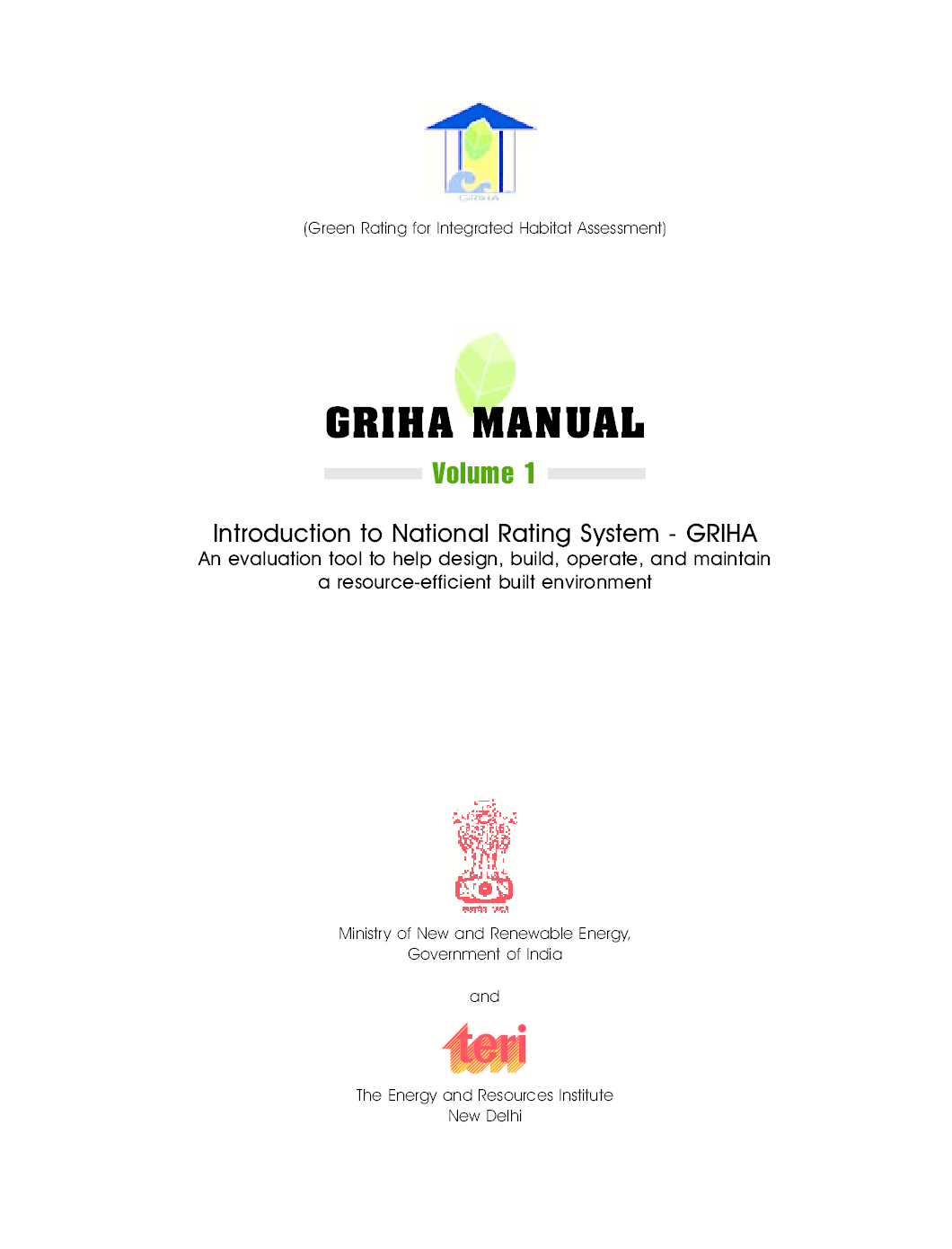 GRIHA Manuals : 5 Volume Set  - Page 2