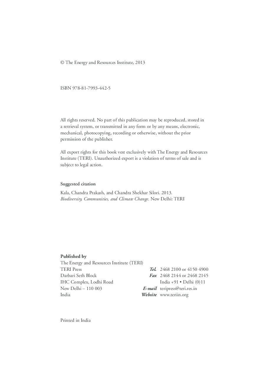 Biodiversity Communities and Climate Change  - Page 5
