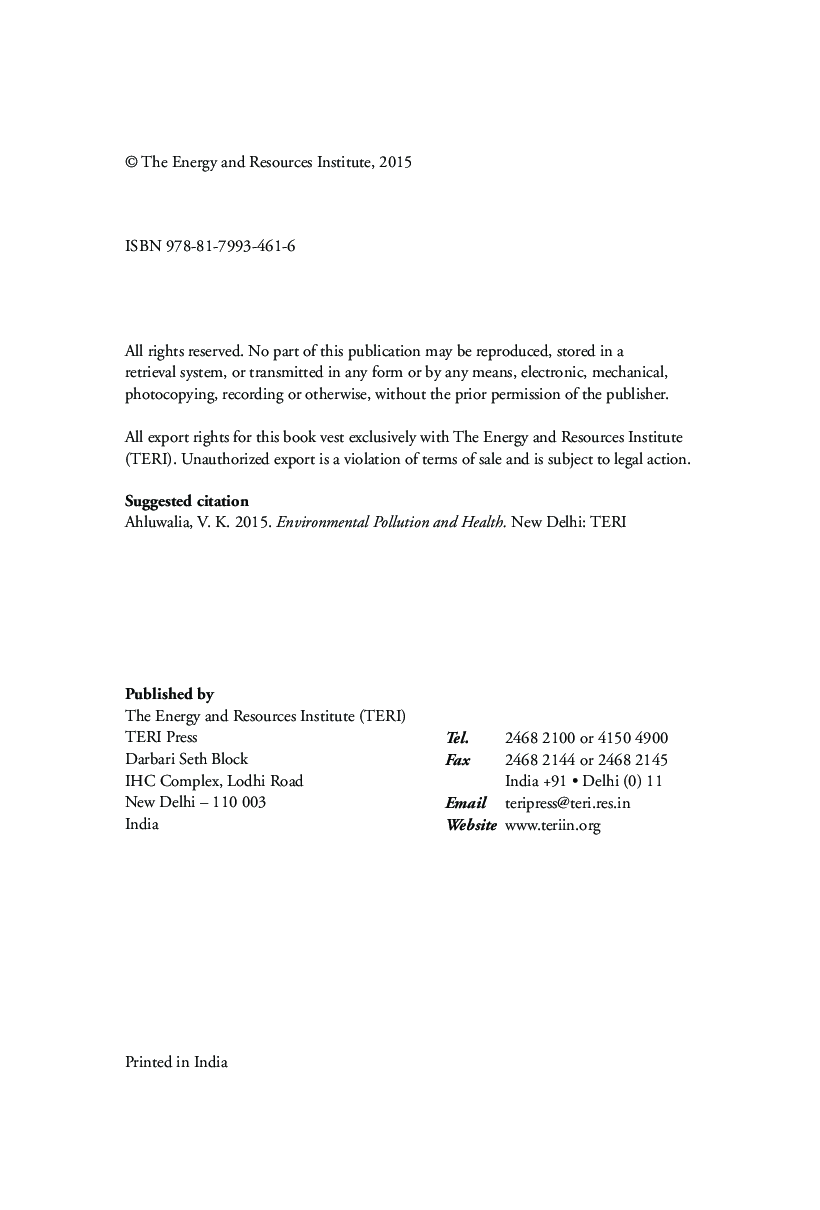 Environmental Pollution and Health  - Page 5