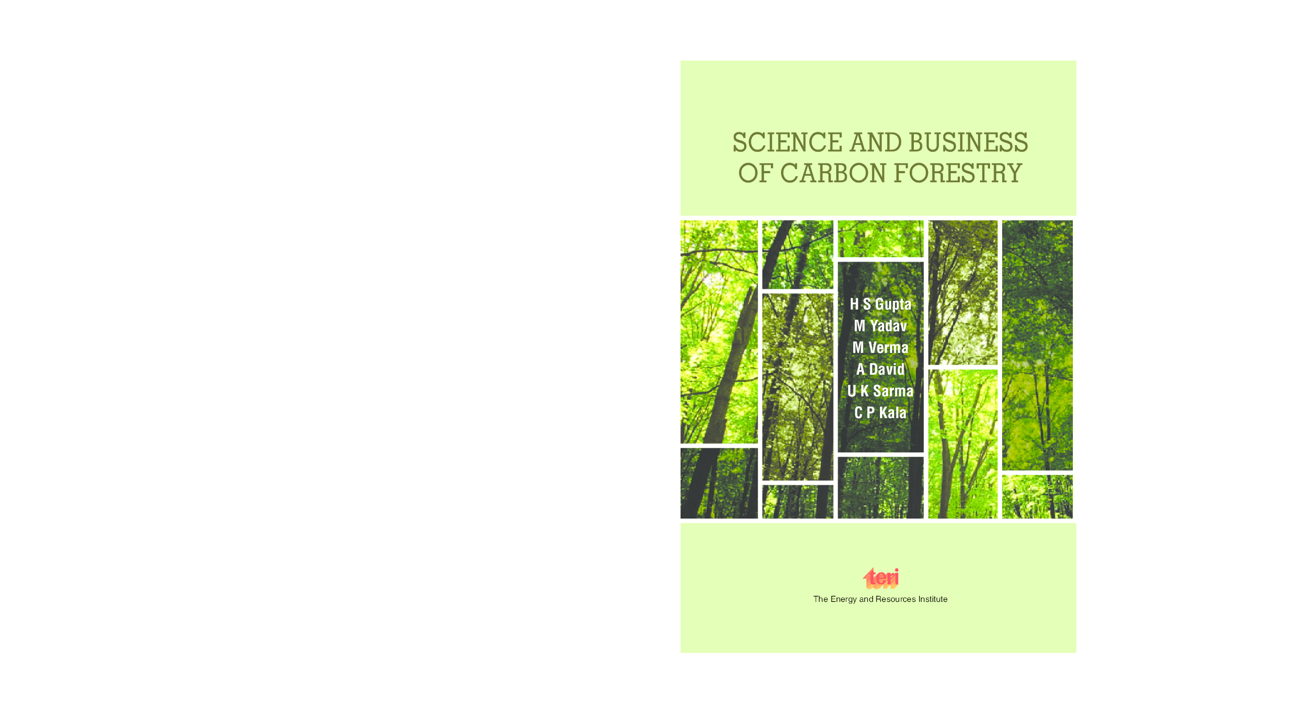 Science and Business of Carbon Forestry  - Page 1