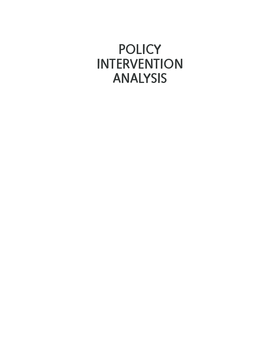 Policy Intervention Analysis : environmental impact assessment - Page 2