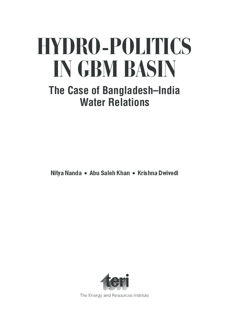 Hydro-politics in GBM Basin: the case of Bangladesh-India water relations - Page 4