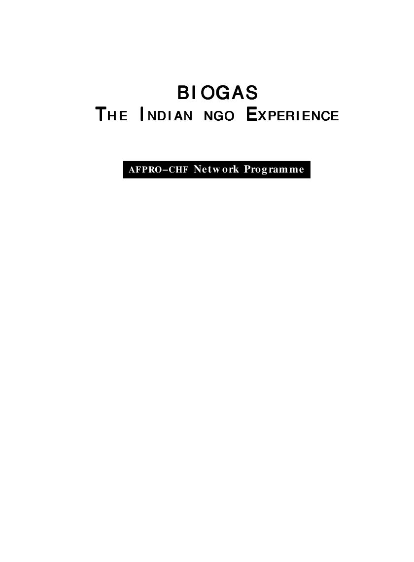 Biogas: the India NGO experience - Page 3