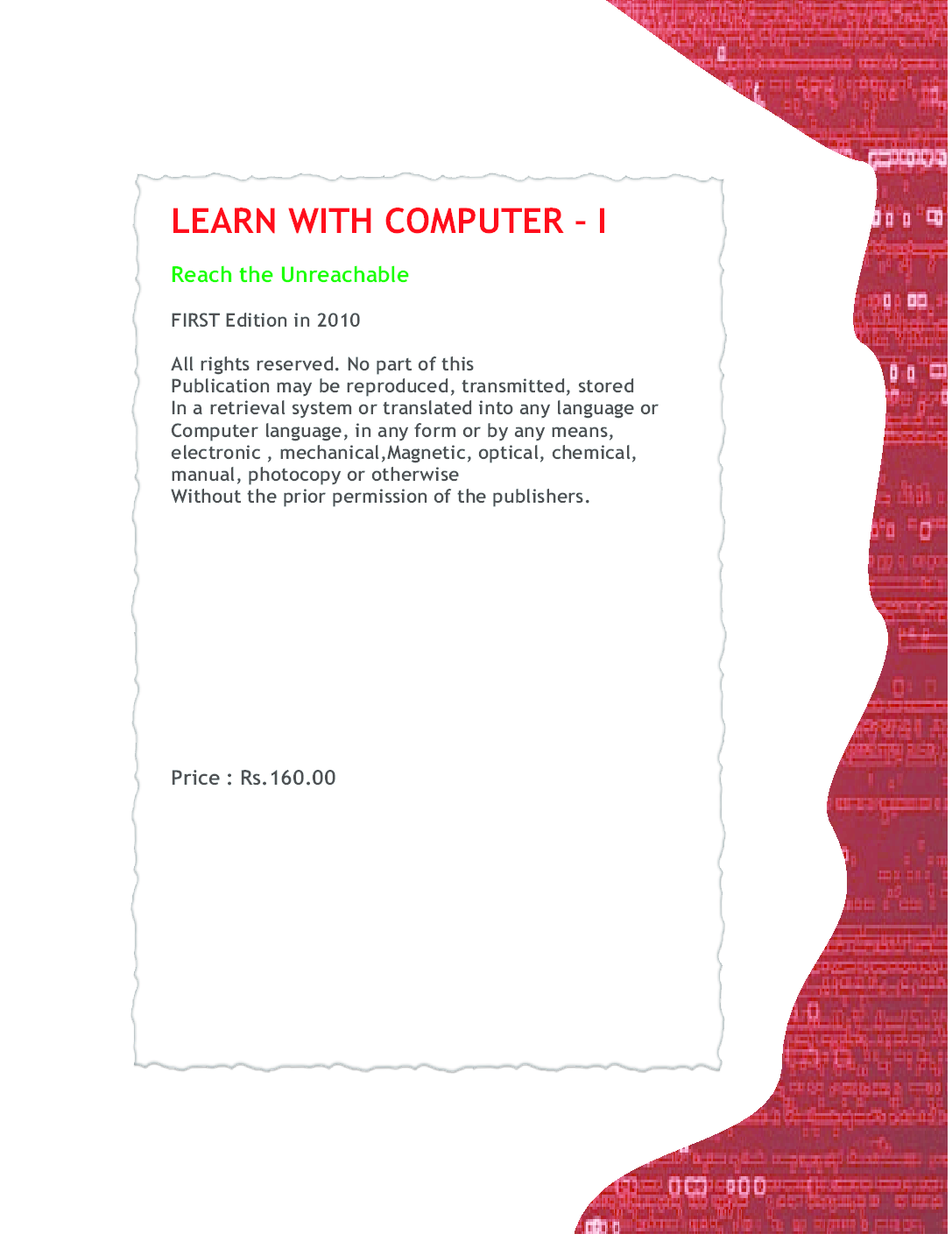 Learn With Computer 5TH STD - Page 3
