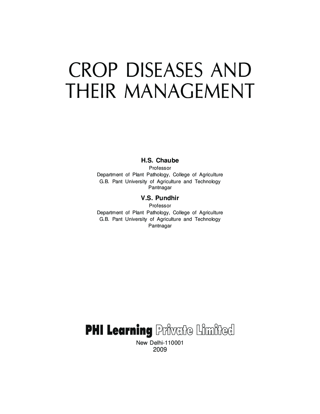 Crop Diseases And Their Management - Page 2